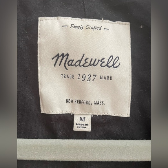 MADEWELL Arrowhead Jacquard Kimono Wrap Jacket - Medium - Picture 7 of 11